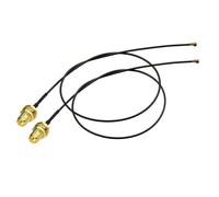 WiFi Antenna U.FL IPX IPEX MHF4 to RP-SMA Female Bulkhead Mount Cable 25cm/9.84inch 2-Pack for Intel AX200NGW 8265AC 8265NGW 7265AC 9560AC Interface M.2 NGFF Network Card WiFi Adapter