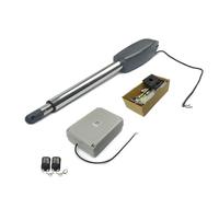 WIFI Controls PKM-C02 Kit d'ouvre-porte automatique solaire robuste for allée for portails battants jusqu'à 15 pieds,Modes d'alimentation flexibles(Solar kit A)