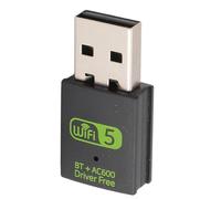 WiFi Double Bande, AdaptateurUSB WiFi5 600 Mbps Chipset RTL8821CU, sans Pilote, émetteur, pour Ordinateur de Bureau avec Mode AP