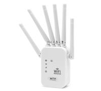 WiFi Extender 6 Antennas 1200Mbps 2025 Fastest WiFi Booster Dual Band (5.8GHz/2.4GHz) WiFi Extenders