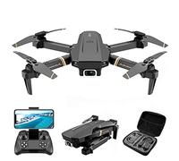 WiFi FPV Drone avec caméra 4K Vidéo en direct 120 ° Livré à angle de 120 ° et dosage optique à double caméra, quadricoptère RC avec prise daltitude, plage de contrôle longue, mode sans tête