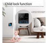 WiFi GB Graffiti Smart Home Thermostat de Chauffage au Sol Bouton de Commutation App Minuterie à Distance Thermostat D'éConomie D'éNergie, Blanc