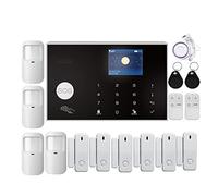 WiFi GSM Home Wireless Security Alarm System Kits Burglar-Alarm Anti-Pet Motion Detector Tuya Alexa Appliquer Caméra WiFi 11 Langues(G)