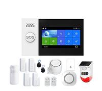 WiFi GSM PG107 Système d'alarme de cambrioleur réglé for la Maison sans Fil Piratage Kit d'alarme de sécurité de la Porte de la Porte du capteur de Mouvement Smart Life Tuya(C)