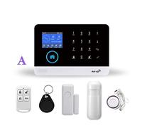 WiFi GSM Système d'alarme de sécurité Autonome Smart Home Home Wireless Home avec Sirène Strobe extérieur/intérieur Smart Life Smart Life TUYA Télécommande(H)