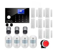 WiFi GSM Système d'alarme Home Falking Security Alarm Detecteur câblé sans Fil RFID Touche la température du Clavier Humidité(W7B9)