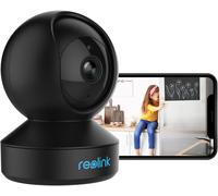 Wifi Indoor Surveillance Camera 3mp 2k,Baby Camera 360° Guardianship,Human Detection Dog Cat Baby Monitor Home Ip Camera,Pan&tilt/Night Vision/Audio 2 Ways,E1 Black