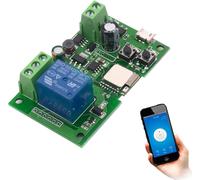 WiFi Jog Relay Instant Lock Switch/Automatic DIY Module,Smart Home Automation eWeLink App Control,Compatible with Alexa/Google Assistant/IFTTT (ST-DC1)
