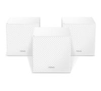 WiFi Mesh AC2100 Couverture 500 m² Tribande -Tenda Nova MW12-3 pack Système mesh wifi répéteur puissant, installation facile, Alexa Compatible