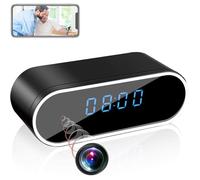 WiFi Mini DV Caméra Espion - 4K HD 1080P Réveil Enregistreur Vidéo sans Fil Vision Nocturne Capteur de Détection de Mouvement [A1]