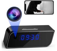 WiFi Mini DV Caméra Espion - 4K HD 1080P Réveil Enregistreur Vidéo sans Fil Vision Nocturne Capteur de Détection de Mouvement Sécurité à Domicile DVR Moniteur pour Animaux de Compagnie Nounou.[W22]