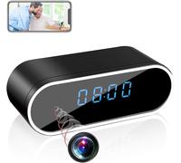 WiFi Mini DV Caméra Espion - 4K HD 1080P Réveil Enregistreur Vidéo sans Fil Vision Nocturne Capteur de Détection de Mouvement Sécurité à Domicile DVR Moniteur pour Animaux de Compagnie Nounou.[W21]