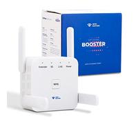 Wifi Nation® Amplificateur WiFi 1200 Mbps 2,4 GHz et 5 GHz double signal WiFi Internet Booster avec port Ethernet RJ45 et prise en charge AP/routeur/répéteur