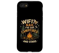 WiFi Non, j'ai des feux de camp et des étoiles, je me déconnecte du réseau Coque pour iPhone SE (2020) / 7 / 8