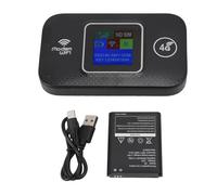WiFi Portable 4G LTE, Partage de Point d'accès Haut débit 300 Mbps jusqu'à 10 appareils WiFi avec écran LCD pour Les Voyages en Europe, Carte SIM alimentée par USB, téléphone,
