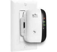 WiFi Repeater WiFi Booster 2.4GHz 300Mbps Wireless Extender Network Signal Amplifier Have AP/RP and WPS Function, Compatible with All Internet Box