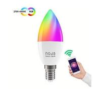 Wifi Sans Smart Ampoule RGB E27, 230V, 9W, 810lm, 2700K - 6500K, NOUS P3 (2pcs)