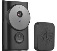 WiFi Smart DoorBell Ring Door Camera avec Chime Ty App Control Infrarot Nacht anzeigen Video-Intercom rechargeable 2-Way-Audio f��r Villa Home Office Apartment Nutzung