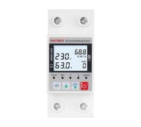 WiFi Smart Meter AC 63A 80-300V WiFi Intelligent Leakage Overvoltage Protector Circuit Breaker Rail Mounted Power Monitor APP Remote Control Smart Living 230V