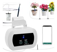 WiFi Smart Plant Watering System, Indoor Drip Irrigation Kit for 10 Plants, App Control, USB Rechargeable