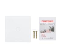 WiFi Smart Switch Contrôle Vocal Intelligent 1 gang Single Remote Timing 433MHz Tuya White AC110-240V pour la maison Smart