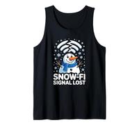 WiFi Snow-FI Signal Lost Funny Winter Pun Apparel Snowman Débardeur