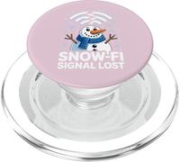 WiFi Snow-FI Signal Lost Funny Winter Pun Apparel Snowman PopSockets PopGrip pour MagSafe