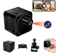 WiFi Spy Camera, 4K UHD Mini Camera, Protuberant Lens Hidden Camera with Night Vision & Motion Detection for Extended Use