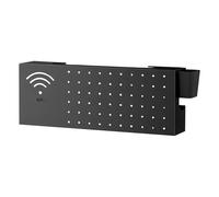 WiFi Storage Box - Wall Mount WiFi Router Box, Hider Decorative Router Storage Boxes, Wifii Boxes Hider, Wall Mount Carbon Steel Organizer | Internet Boxess For Electronics Network Outlet Outlet Guard