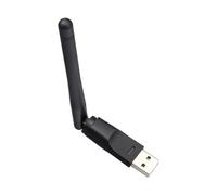 Wifi Wireless Adapter, Internet Booster with MT7601 Chip, 2dBi Large Antenne External Wifi Network Card for Set-Top Box, Signal Receiver and Transmitter