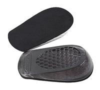 Wiftly 1 paire de demi-semelle intérieure surélevée en gel - Talons invisibles pour hommes et femmes - Unisexe - Pour le quotidien et le travail, Noir pour homme., 1.5 CM