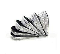 Wiftly 1 Paire Homme Femme Semelle Orthopedique Soutien au Talon Respirant Coussinet Anti Choc Sueur avec Creux et Soutien Augmenter (2 CM)