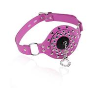 wiftms Harness Bondage Harnais Baillon Bouche SM SEX Cuir en Démontable Ball gag Bâillon Slave Fétichisme Jeu de rôle Jeux de Sexe Réglable (Rosa)