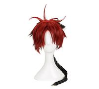 Wig Anime Cosplay Anime Cosplay Perruque Seraph of the End Perruque de cheveux courts pour Crowley Eusford Jeu de rôle avec bonnet de perruque pour fête quotidienne Halloween