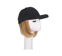 Wig Cap Chapeau Avec Perruque for Femmes Extensions Synthétiques Cheveux Courts Raides Se Connectent Naturellement Casquette De Baseball Réglable Capuchon(7)