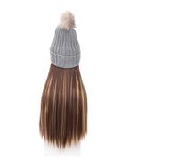 Wig Cap Cheveux Synthétiques Femmes Hiver Chaud Garder Extension De Chapeaux Perruques for Couleurs Ondulés(7)