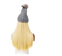 Wig Cap Cheveux Synthétiques Femmes Hiver Chaud Garder Extension De Chapeaux Perruques for Couleurs Ondulés(8)