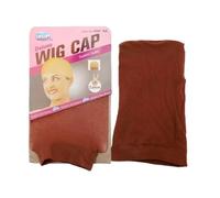 Wig cap Lot de 10 bonnets perruque en nylon ventilé, couleur chair, extensibles, for la fabrication perruques, taille unique(Jet-black)