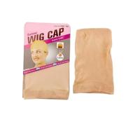 Wig cap Lot de 10 bonnets perruque en nylon ventilé, couleur chair, extensibles, for la fabrication perruques, taille unique(Natural Black)