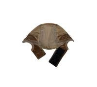 Wig Cap with Grip Band for Keeping Wigs in Place, More Full Cap-wide Transparent Lace(Black)