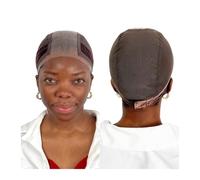 Wig Cap with Grip Band for Keeping Wigs in Place, More Full Cap-wide Transparent Lace(Style 2)