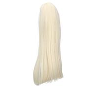 Wig de Poupée de 8 à 9 Pouces, Perruque Droite en Fibre Résistante à la Chaleur, 1 3 Perruques de Cheveux BJD SD en Remplacement de la Tête de Tête de Poupées en or Bricolage 21 24cm 8,3 9,4 Pouces