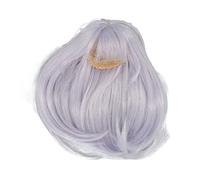 Wig Doll, Perruque de Poupée avec Bangs Perruque de Poupée Articulées 1/6 de Long Perruque de Poupée Articulée à Balle Douce à Haute Température à Haute Température Remplacement des Cheveux en Soie