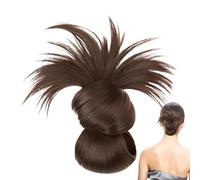 Wig En À Plumes Clip-onn | Messie Hair Scrunchies Bun Extensions Curly Wavy Pieces For Women - Cauve Légère Buns Messy Piece De Cheveux | Natural Confortable Hermaget Taillip Pour Les Femmes F