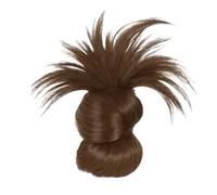 Wig Extensions - Clip sur une perruque à plumes | Piece à cheveux à moitié tête | à cheveux légers doux | Mini Clip Claw dans Hair Bun Extension Wig synthétique pour les femmes, les fi
