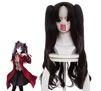 Wig for Anime destin rester nuit Cosplay perruque Tohsaka Rin Cosplay perruque double prêle résistant à la chaleur synthétique perruque Halloween carnaval fête