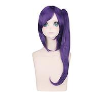Wig for Anime GINTAMA Terakado Tsu Violet Une Queue De Cheval Perruque Cosplay Costume Résistant À La Chaleur Cheveux Synthétiques Femmes Cosplay Perruques