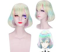 Wig for Anime Houseki No Kuni Cosplay perruques diamant Cosplay 30 CM perruques Halloween carnaval fête femmes Cosplay perruques terre du brillant