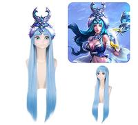 Wig for Anime Wigs Cosplay Christmas King Game Glory I Am A Singer Cosplay Wig Wang Zhaojun High Temperature Silk Wig