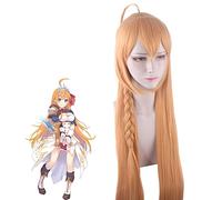 Wig for Anime Wigs Cosplay Christmas Princess Link Re:Dive Pecorim Yellow Gradient Long Hair Cos Wig
